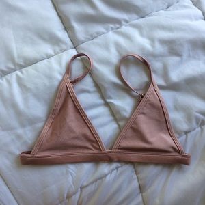 Lahana Swim Triangle Top Mauve Rose 🌹